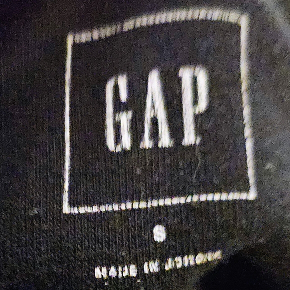GAP Women's Black Pima Cotton Top Sz S - Picture 7 of 7